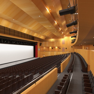 Big Conference Hall 3D model