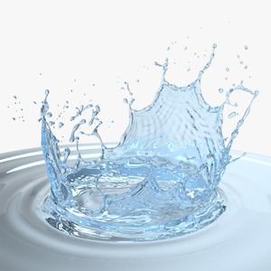 3D Water Crown Splash model