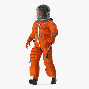 3D Advanced Crew Escape Astronaut Fur Rigged