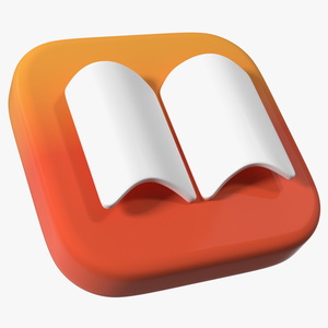 iPhone iOS iBooks Icon 3D