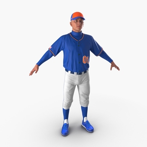 3D model Baseball Player Generic 3