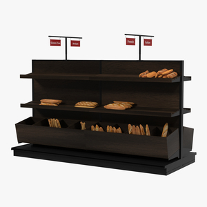 Bakery Display Dark 3D model