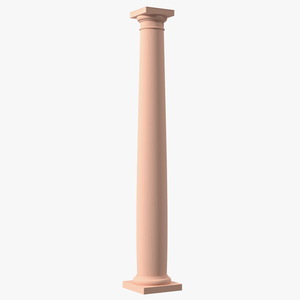 3D Smooth Sandstone Column model