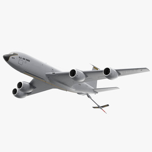 3D model Boeing KC 135 Stratotanker Refueling Aircraft