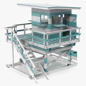 3D model Lifeguard Tower