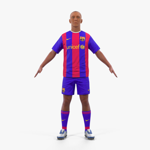 3D model Soccer or Football Player Barcelona