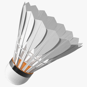 Badminton Feather Shuttlecock 3D model