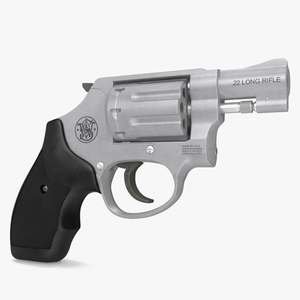 3D Small Revolver Smith and Wesson