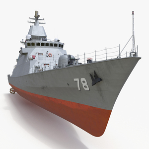 3D Iranian Destroyer Deylaman