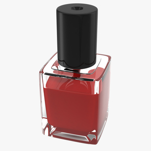 Fingernail Polish Bottle 3D model