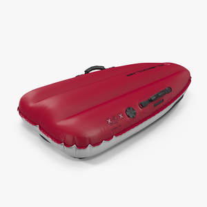 Big Air Inflatable Sled Red 3D