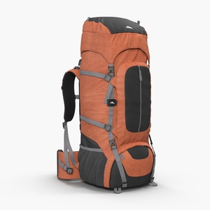 3D Large Camping Backpack Red