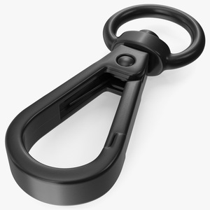 3D model Push Gate Snap Hook Black