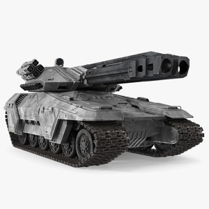 3D model Futuristic Military Heavy Tank