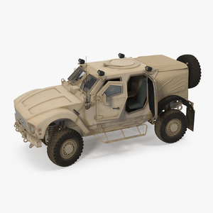 Oshkosh M ATV Protected Military Vehicle Rigged 3D