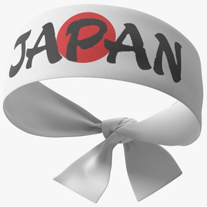 Headband White 3D model