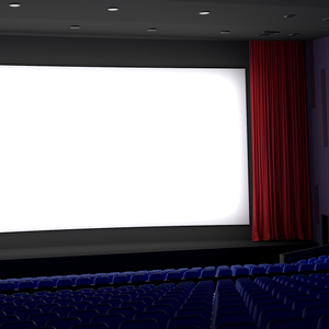 3D Movie Theater Hall model