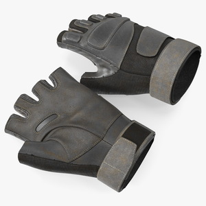 Tactical Half Finger Gloves 3D