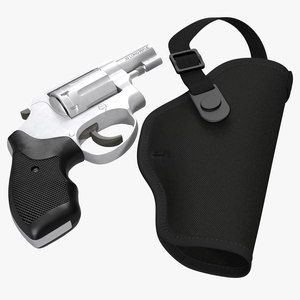 3D model Revolver and Holster