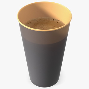 3D To Go Cup With Coffee