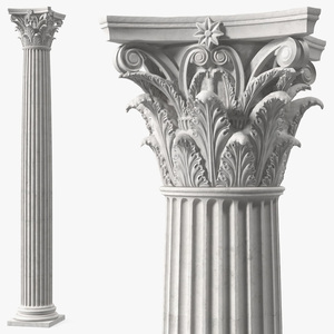 3D model Antique Corinthian Column