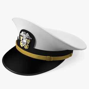 Naval Officer Cap 3D