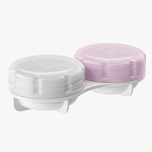 Contact Lens Case Pink 3D