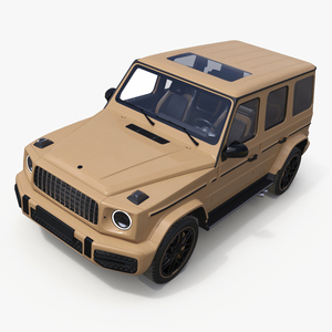 Luxury SUV Generic Beige 3D model