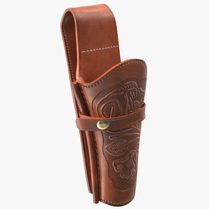 3D Leather Holster Empty