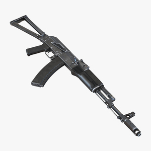 3D model Assault Rifle AKS 74