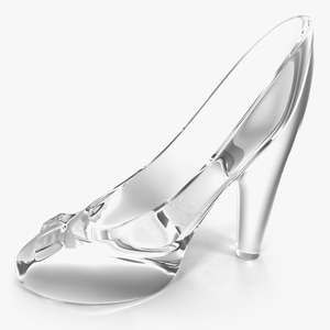 Glass Slipper Shoes 3D model