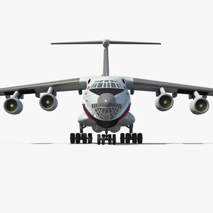 3D Ilyushin Il 76TD S Civilian Mobile Hospital model