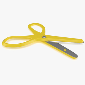 Children Safety Scissors 3D model