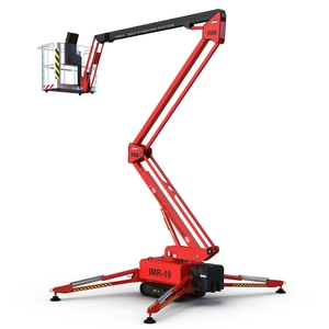 Telescopic Boom Lift Red 3D model