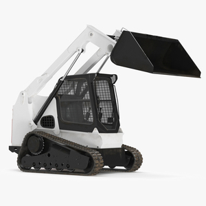 3D model Skid Steer or Compact Track Loader Rigged for Maya