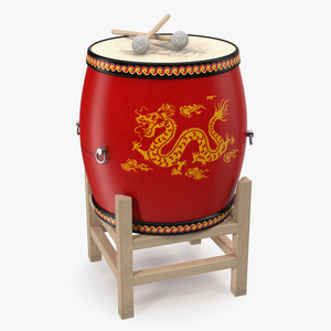 Chinese Drum 3D