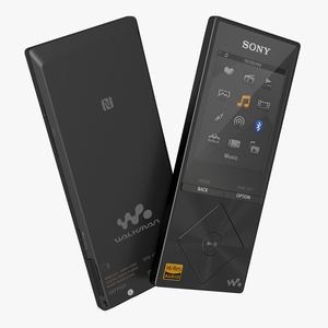 Sony Walkman NWZ A15 Portable MP3 Music Player Black 3D