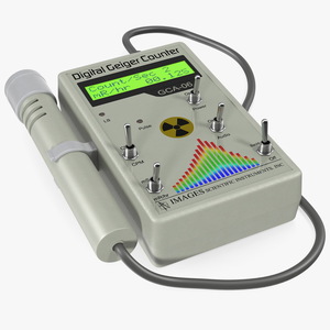 Images GCA 06 Professional Digital Geiger Counter 3D model