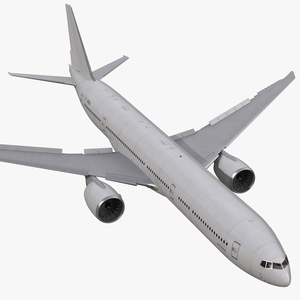 3D Boeing 777 8x Generic Rigged model