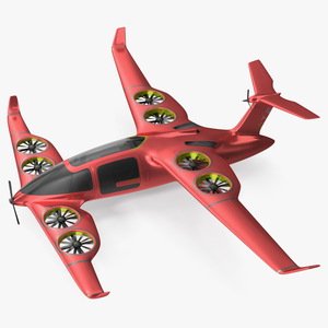 Atea eVTOL Red 3D model