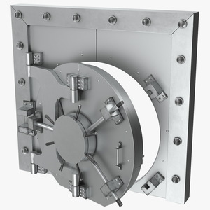 3D Round Bank Vault Door