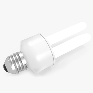 3D Energy Saving Bulb model