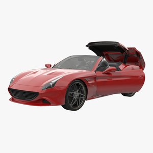 Generic Sport Car Rigged 3D model