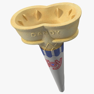 JOY Twin Scoop Cake Cone 3D model