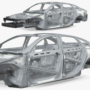 3D Sedan Frame Structure