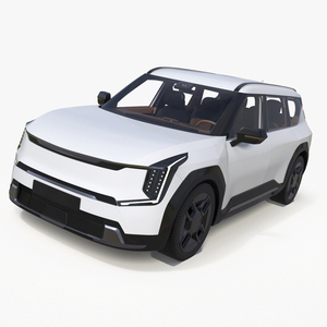 3D model Luxury Electric SUV White