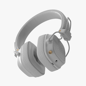 3D Overhead Headphones White Generic model