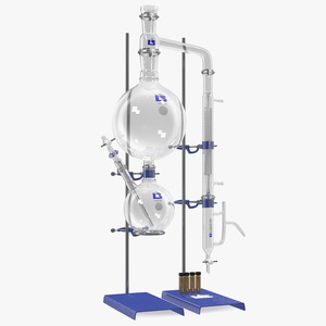 3D Steam Distillation Laboratory Kit model