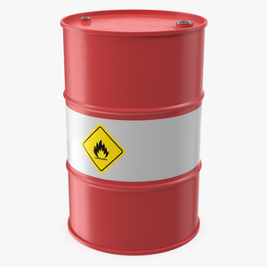 3D Crude Oil Barrel