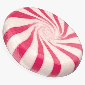 3D Pink Round Candy